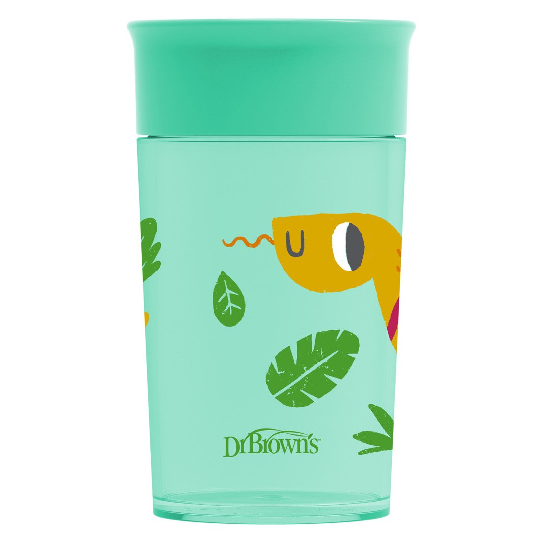 DrBrown's vaso de transicion sin boquilla verde asas 300ml