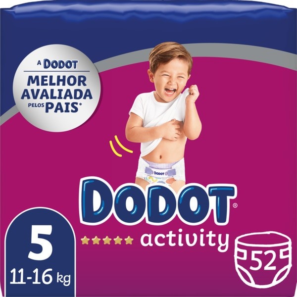 Dodot Activity pañales bebé talla 5 52u