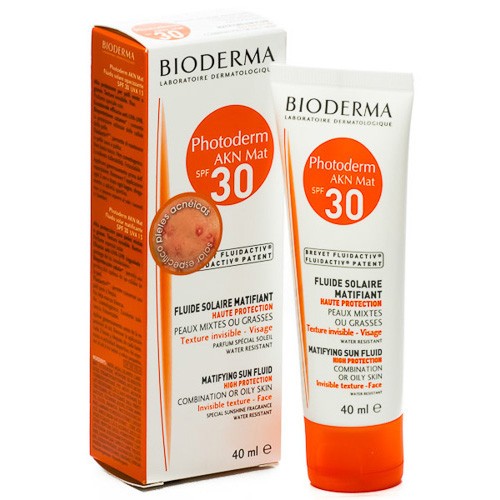 Bioderma photoderm akn mat fluido spf30 40ml