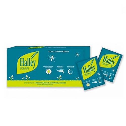 HALLEY REPELENTE INSECTOS TOALLITAS 10 U