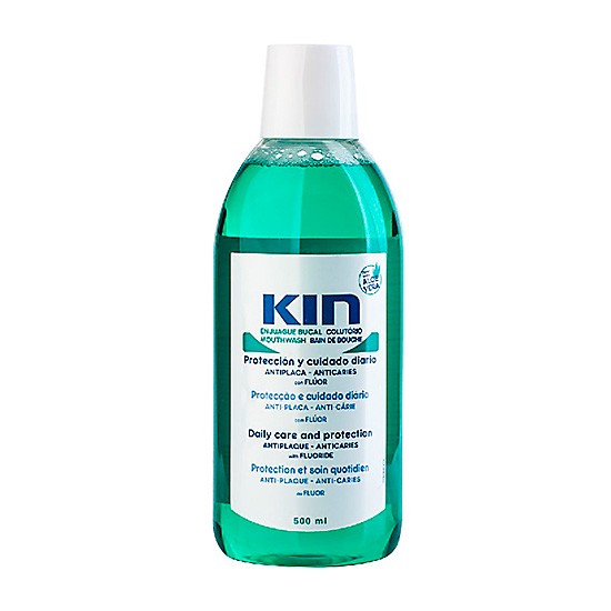 Kin enjuague bucal con aloe vera 500ml