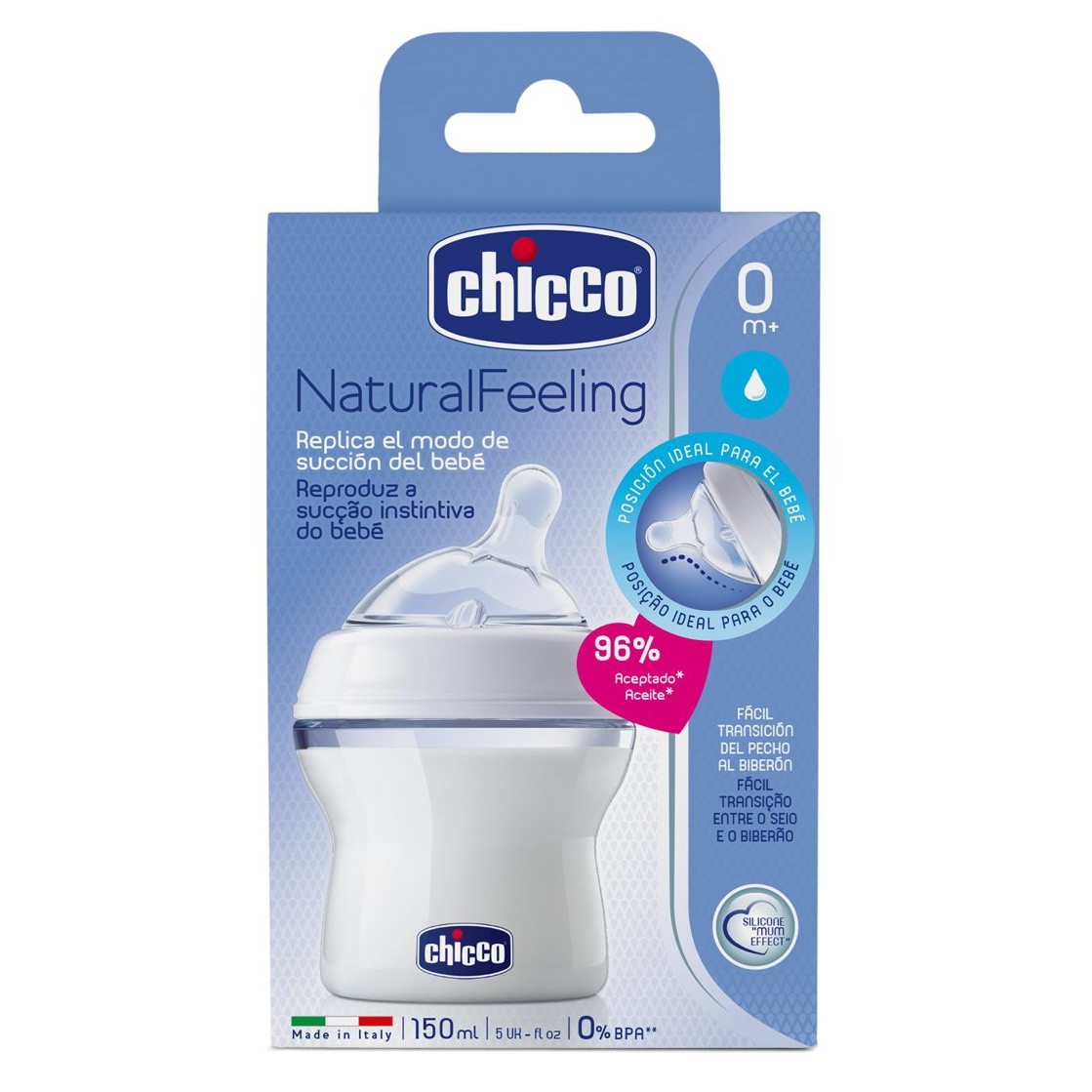 Chicco Natural Feeling biberón 150ml