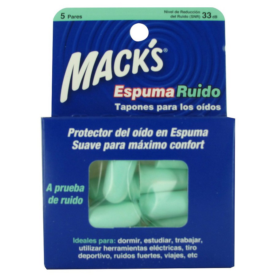 Mack´s tapones espuma ruido 5 par