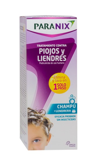 Paranix champu antipiojos 200ml.