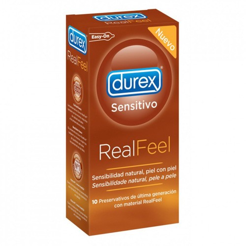 Durex preservativo sensitivo real feel s/latex 12 u