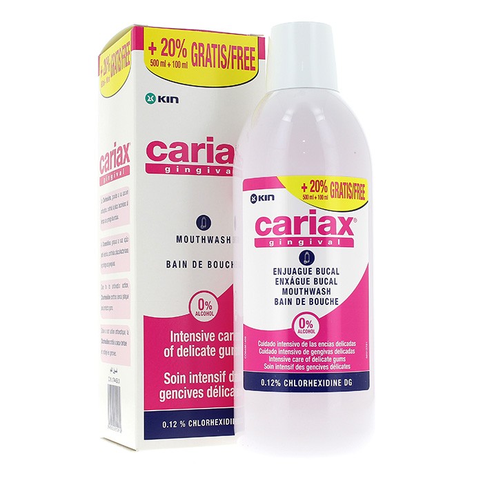 KIN CARIAX GINGIVAL ENJUAGUE 500ML+100ML