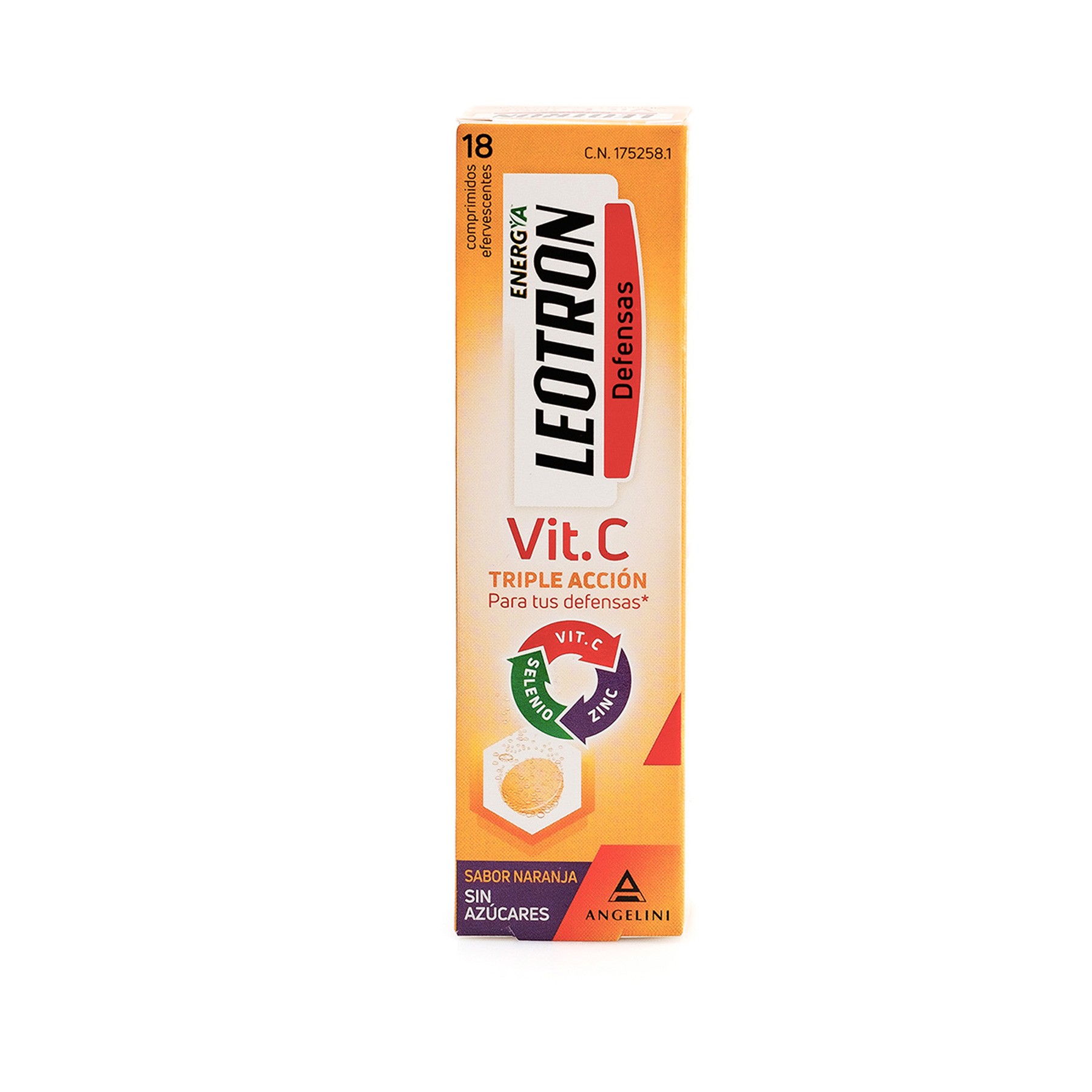 Leotron vit. c 18 comprimidos efervescen