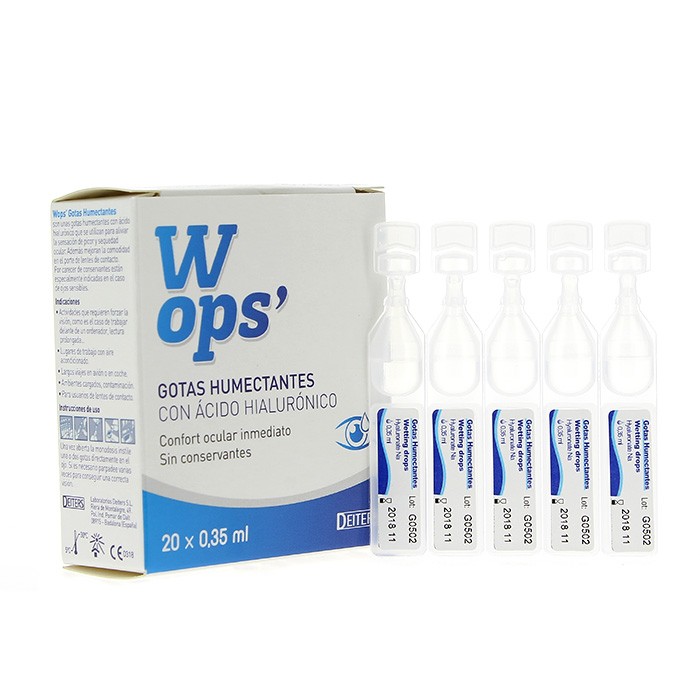 WOPS GOTAS HUMECTANTES 0,35 ML X 20 MONO