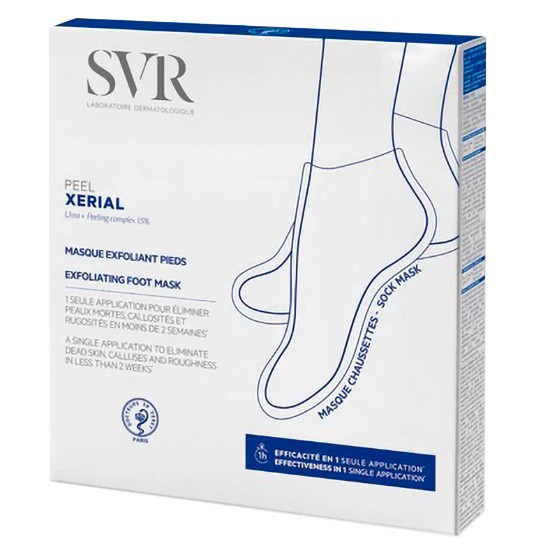 SVR Xerial peeling para pies 2 calcetines