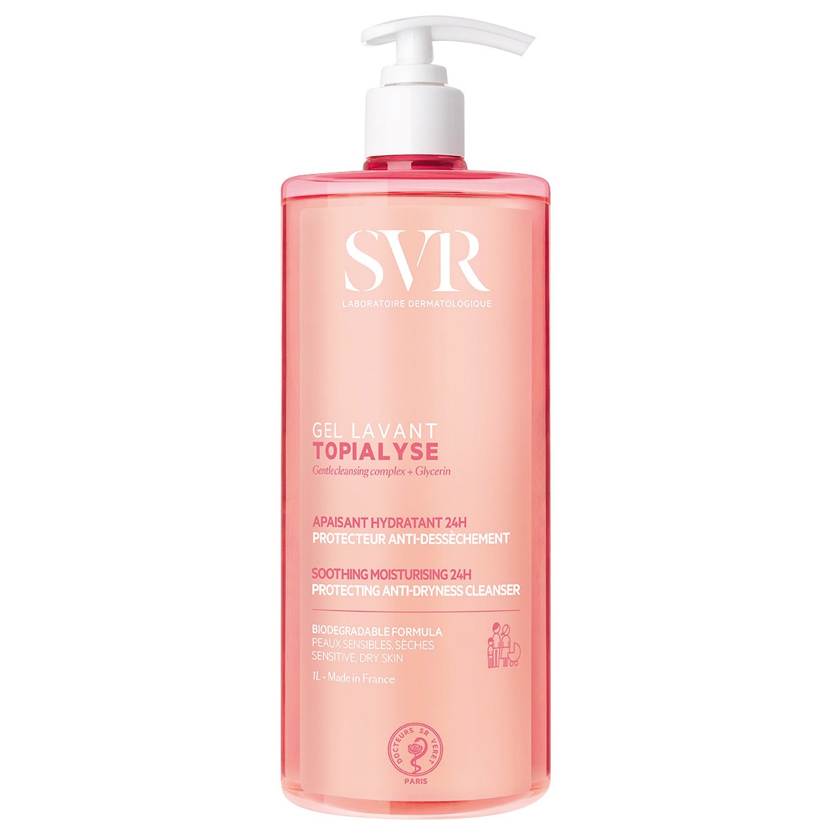 SVR Topialyse gel de ducha 1 litro