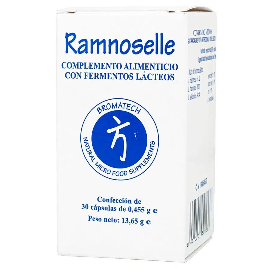 Bromatech Ramnoselle suplemento probiótico en cápsulas