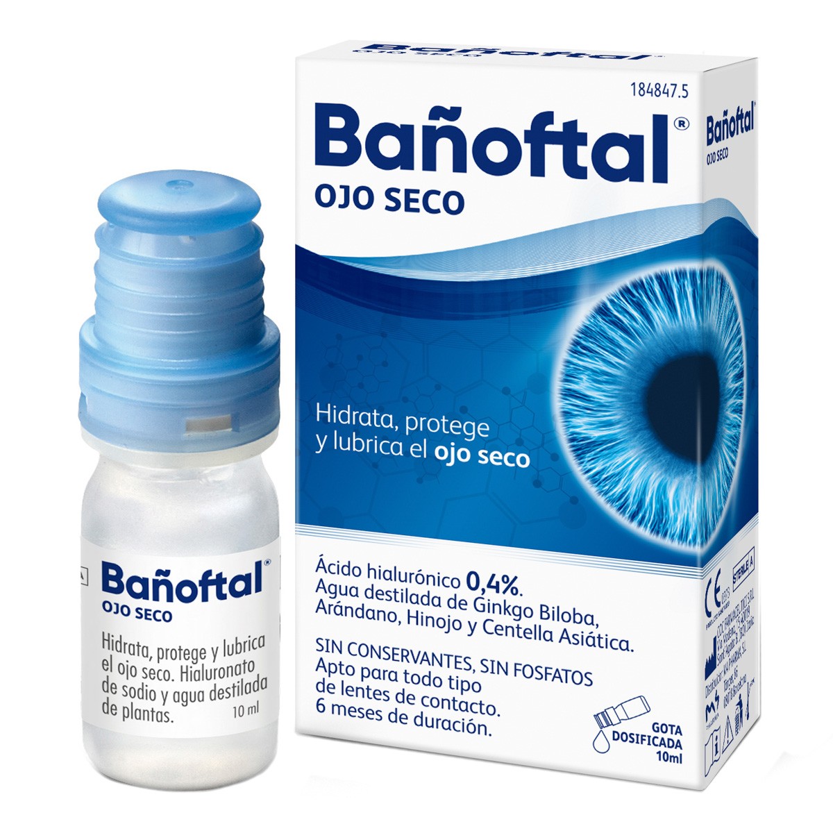 Bañoftal ojo seco multidosis 0,4% 10ml