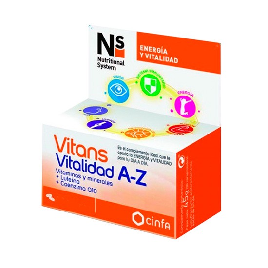 N+S vitans vitalidad a-z 100 comprimidos