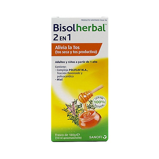 Bisolherbal 2 en 1 jarabe 180g