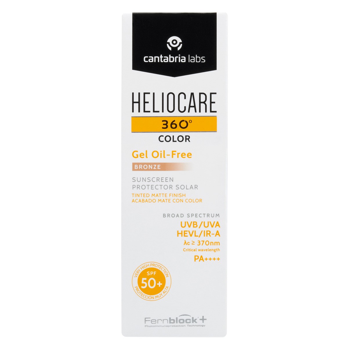 Heliocare 360º color gel oil free bronze