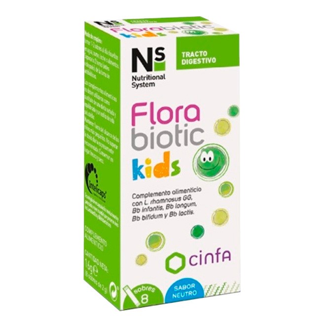 N+s florabiotic kids 8 sobres