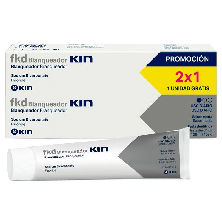 Kin fkd pasta dental blanq 125m pack 2x1