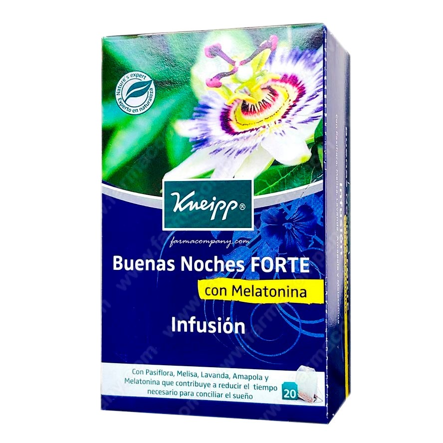 Kneipp Buenas Noches Forte con melatonina infusión 20 bolsitas