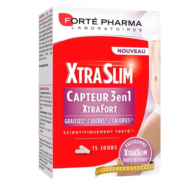 Forté Pharma XtraSlim captador 3 en 1 60 capsulas