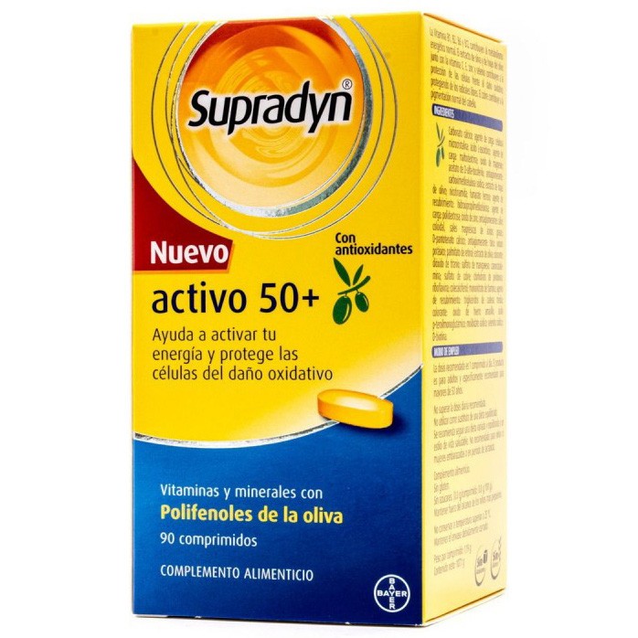 Supradyn activo 50+ antioxidante 90