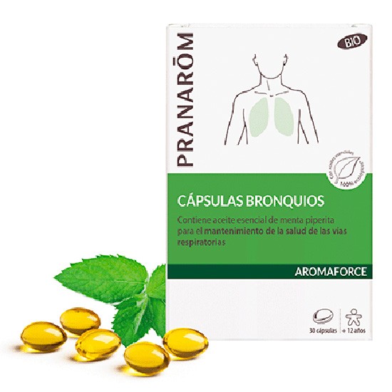 Pranarom Eubiarom bio cápsulas bronquios 30 Cápsulas