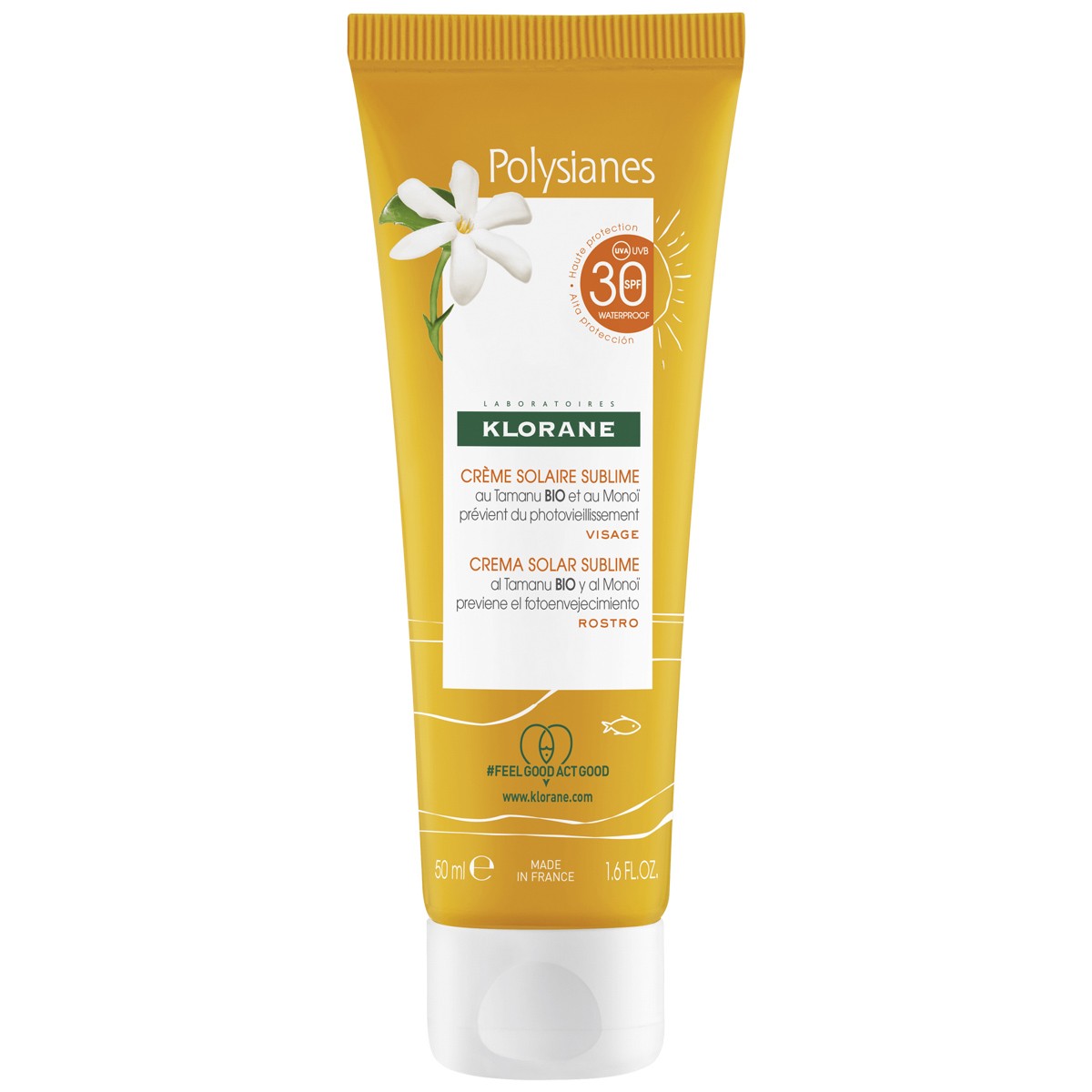 Polysianes Klorane crema solar Sublime spf-30 50ml