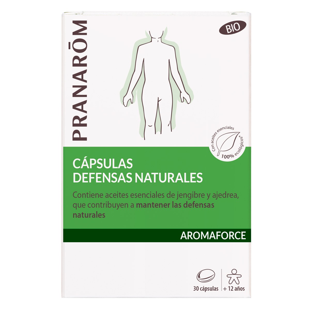 Pranarom Aromaforce defensas naturales bio 30 capsulas