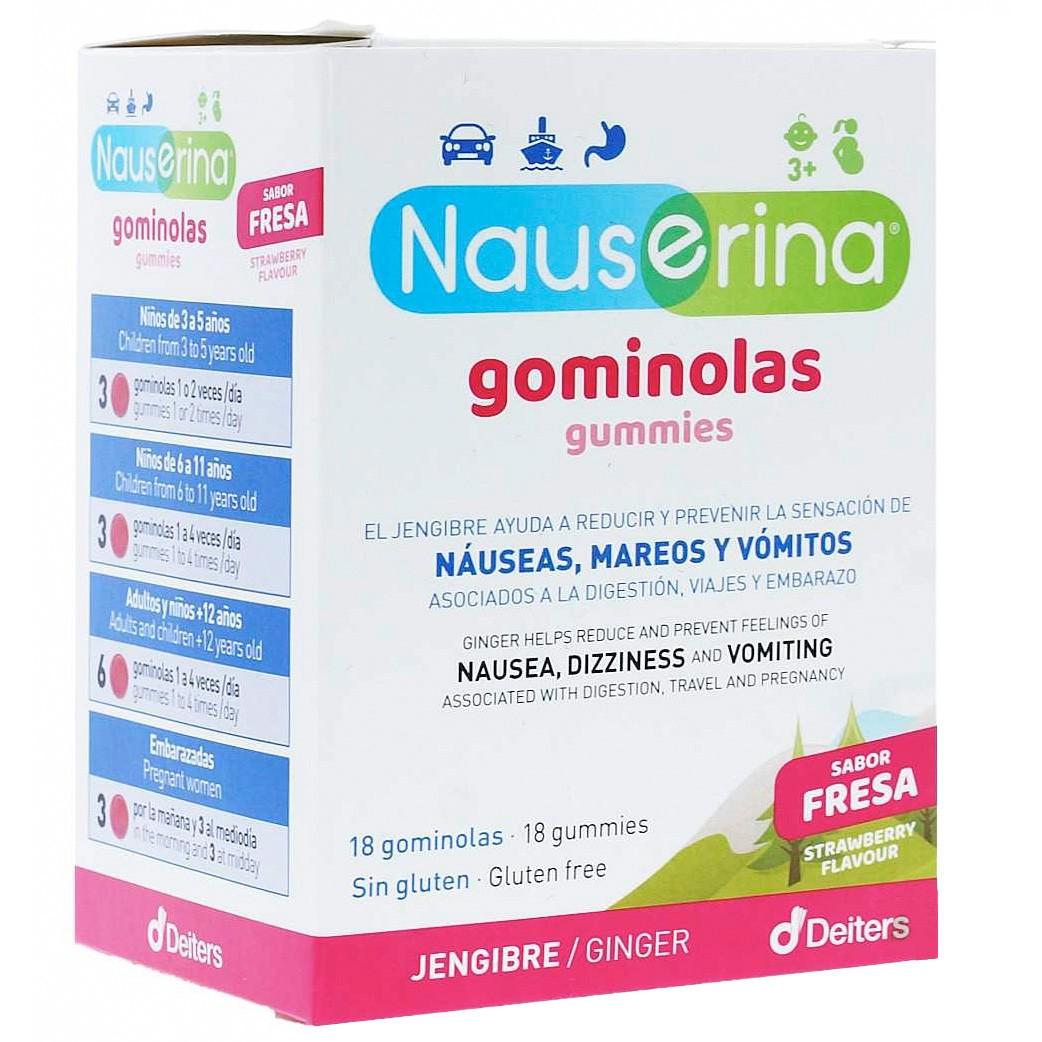 Nauserina gominolas fresa 18 uds