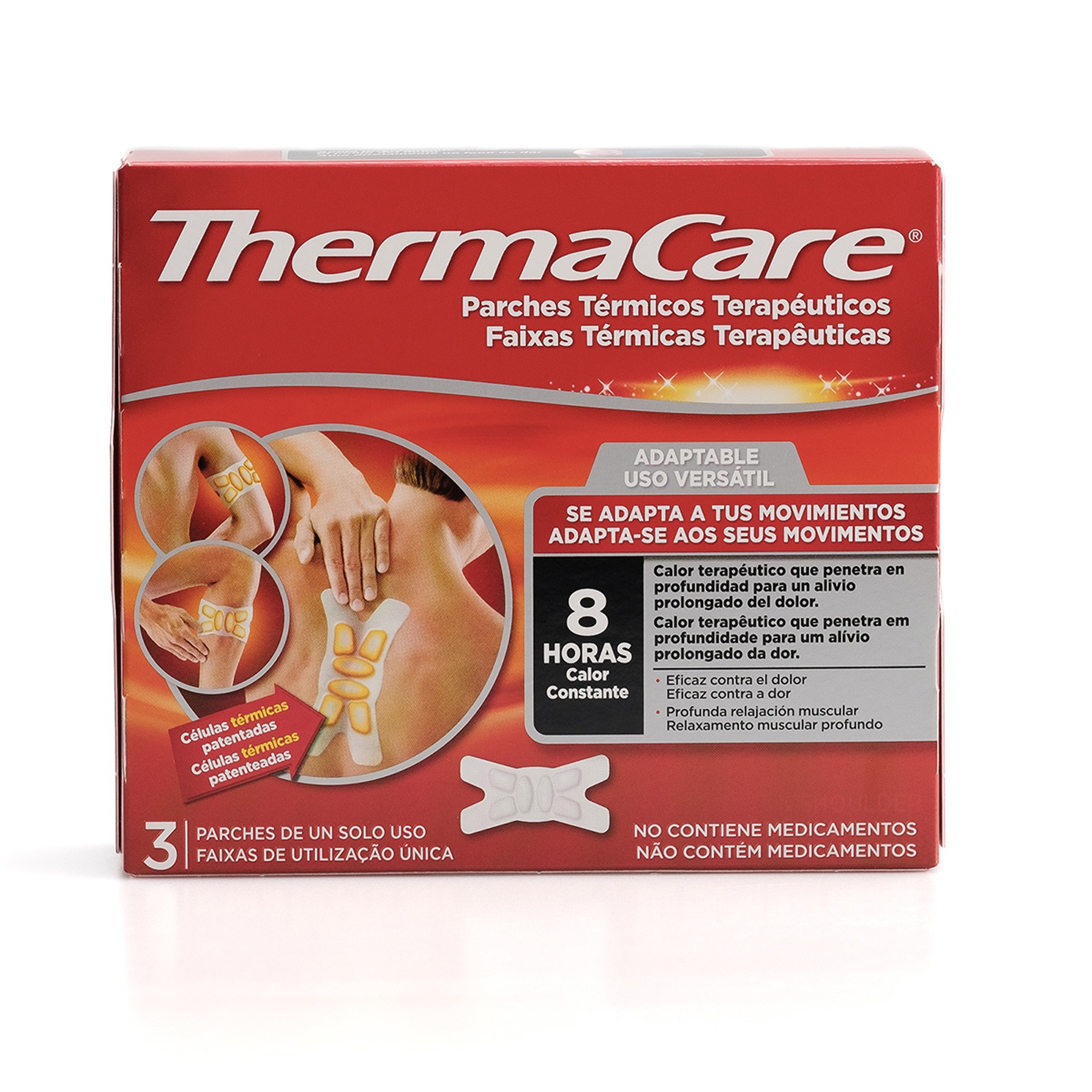 Thermacare adaptable 3 parches térmicos