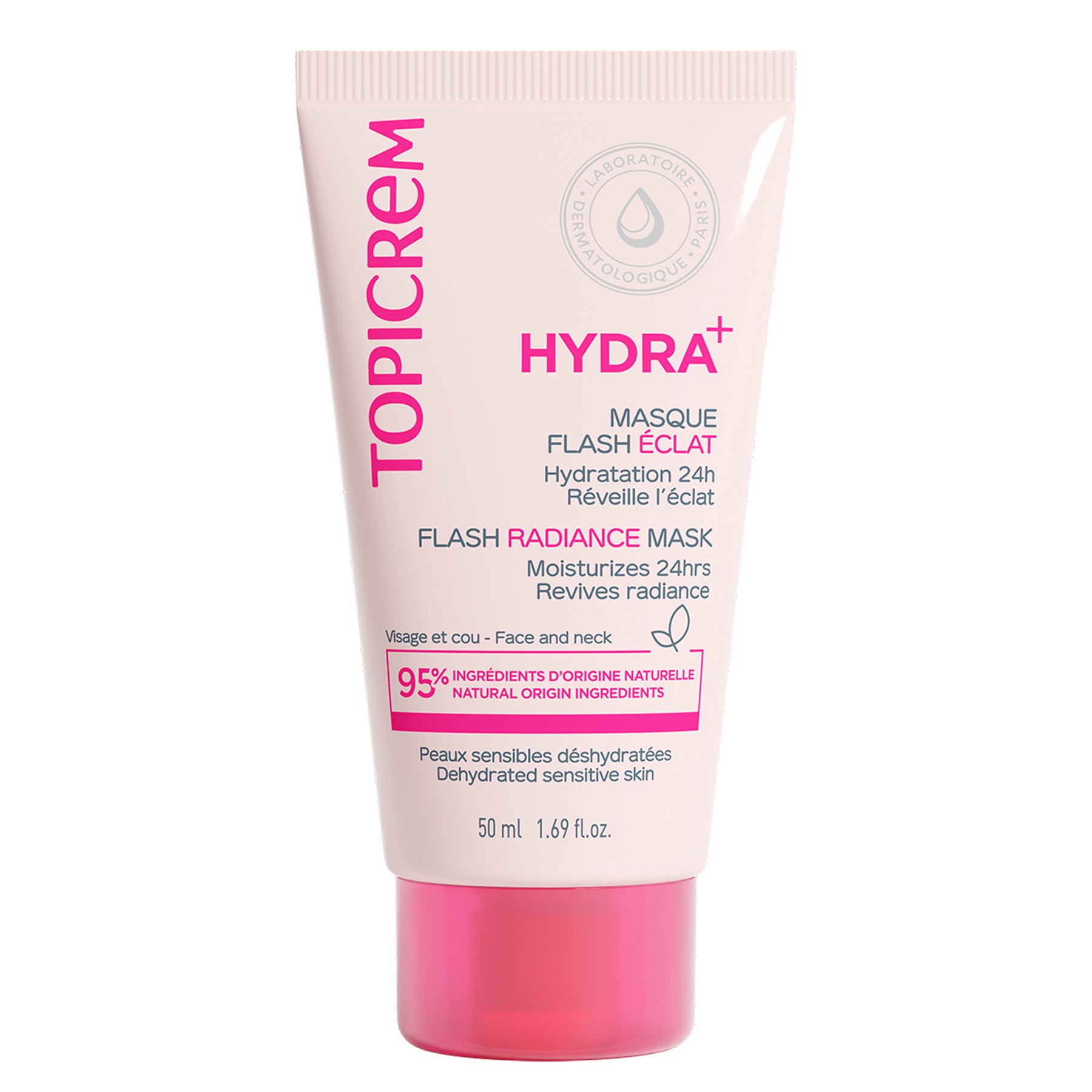 Topicrem Hidra+ mascarilla crema hidratante Iluminadora 50ml