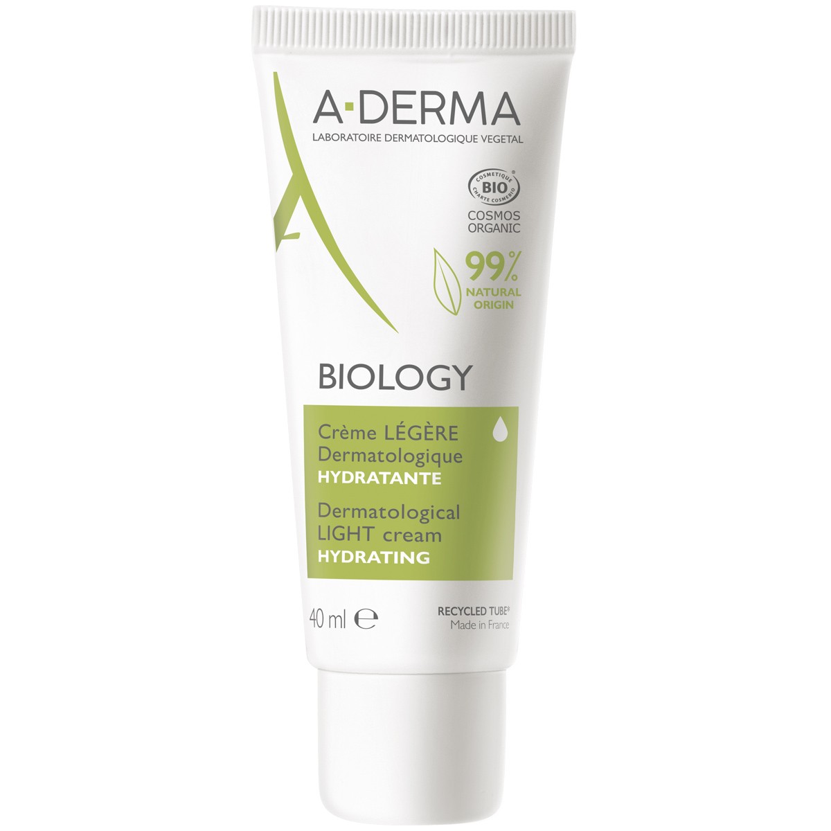 Aderma biology crema hidratante ligera dermatológica 40ml