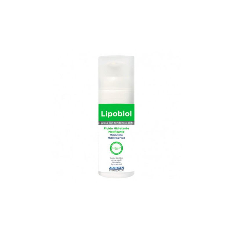 ADERGEN LIPOBIOL FLUIDO HIDRATANTE PARA PIEL GRASA Y ACNEICA 50ml