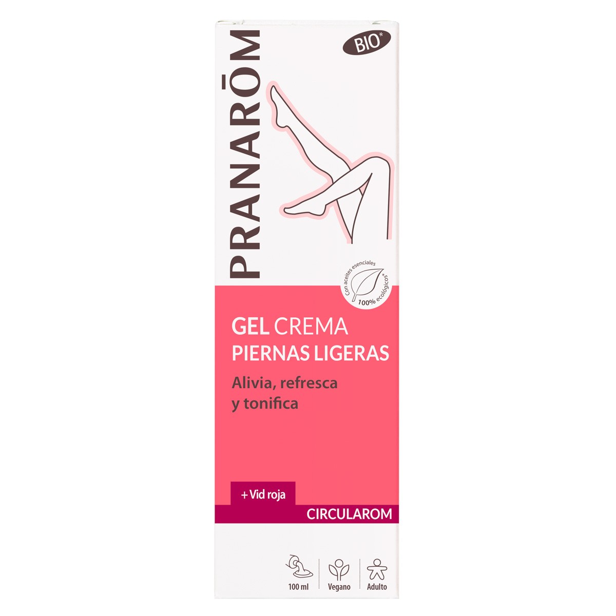 Pranarom circularom piernas ligeras gel 100ml