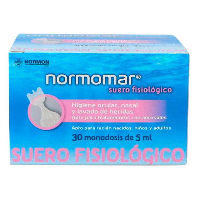 Normomar suero fisiológico bebé 30 ampollas