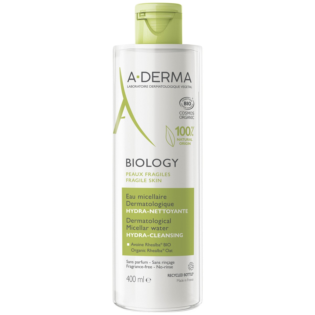 Aderma biology agua micelar hidralimpiliadora 400 ml