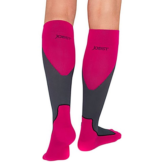 Jobst calcetín Sport CCL1 rosa/gris talla L