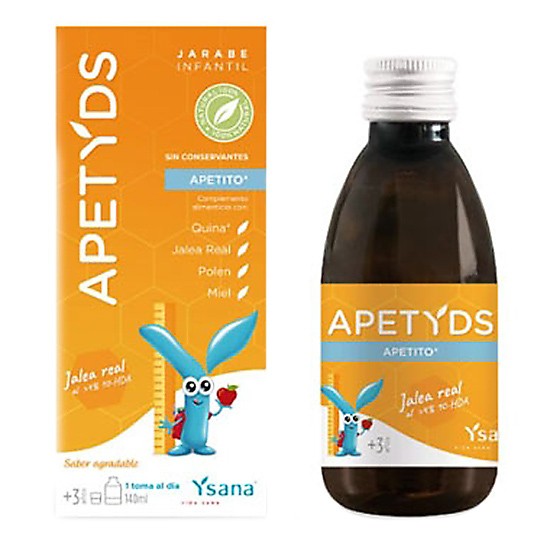 Ysana apetyds jarabe infantil 140ml.