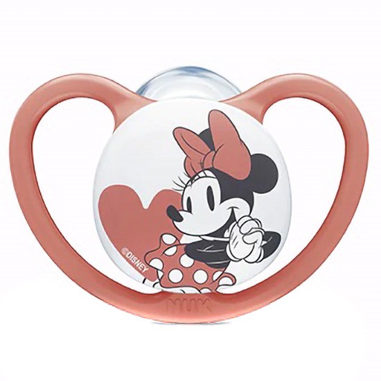 Nuk chupete Space Mickey silicona rojo 6-18 meses