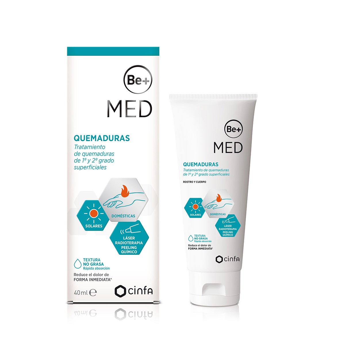 Be + Med quemaduras 40ml