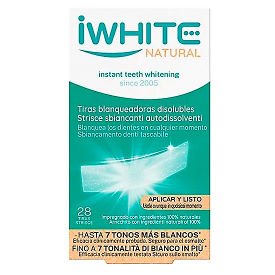 Iwhite tiras blanqueadoras disolubles 28u