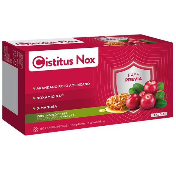 Uriach Cistitus Nox, complemento alimenticio de arándano rojo americano 60 comprimidos