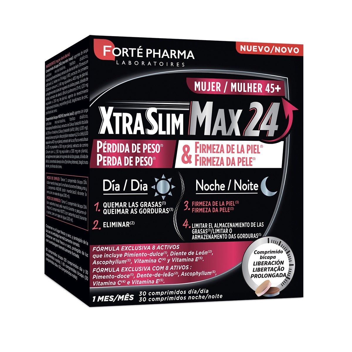 XtraSlim Max 24 Mujer 45+ 60 comprimidos