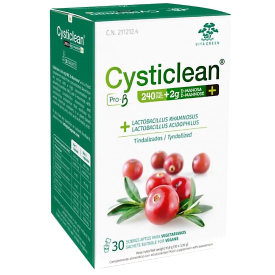 Cysticlean Prob D-manosa 30 sobres