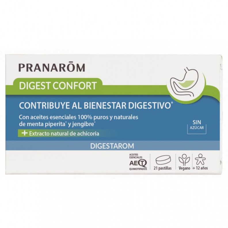 Pranarôm comprimidos para el bienestar digestivo Digest Confort 21 comprimidos