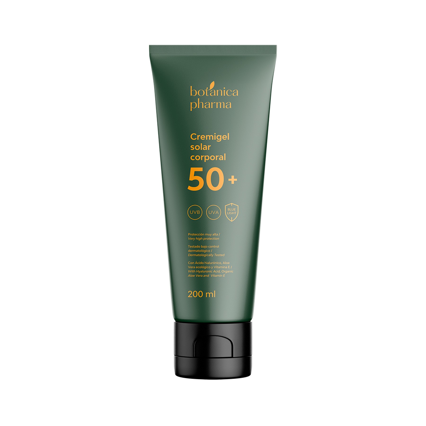 Botánicapharma protector solar gel-crema SPF50+ 200ml