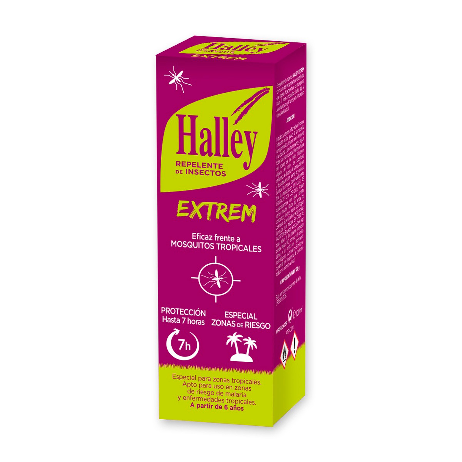 Halley Extrem repelente de insectos Forte 100ml