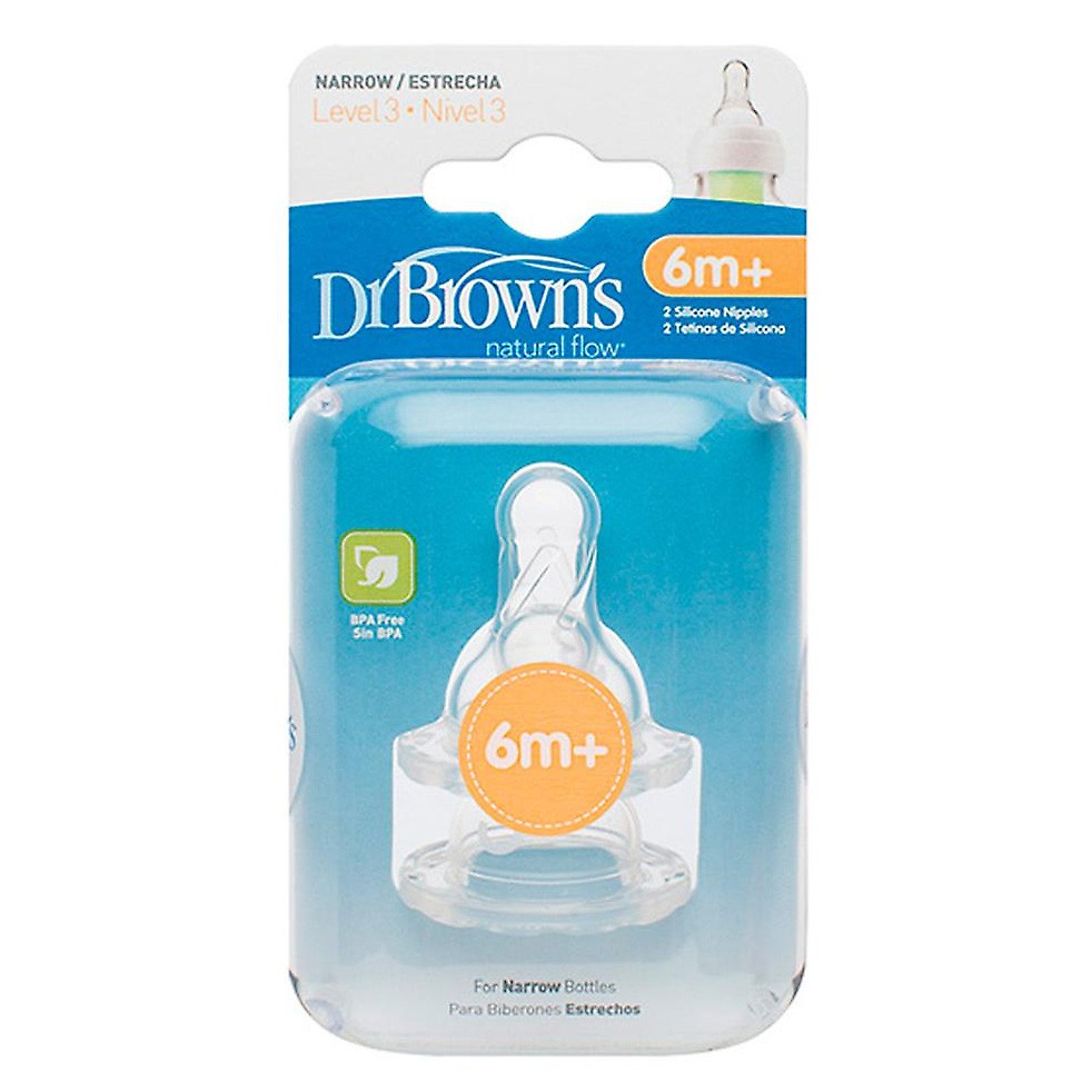 Dr.Brown's tetina options +6 meses 2u