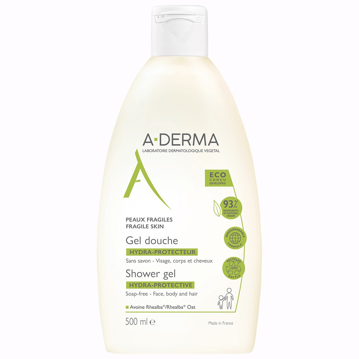 Aderma gel de ducha hidraprotector 500ml