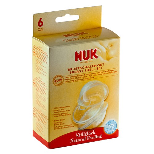 Nuk set de conchas ventiladas para el pecho 2u