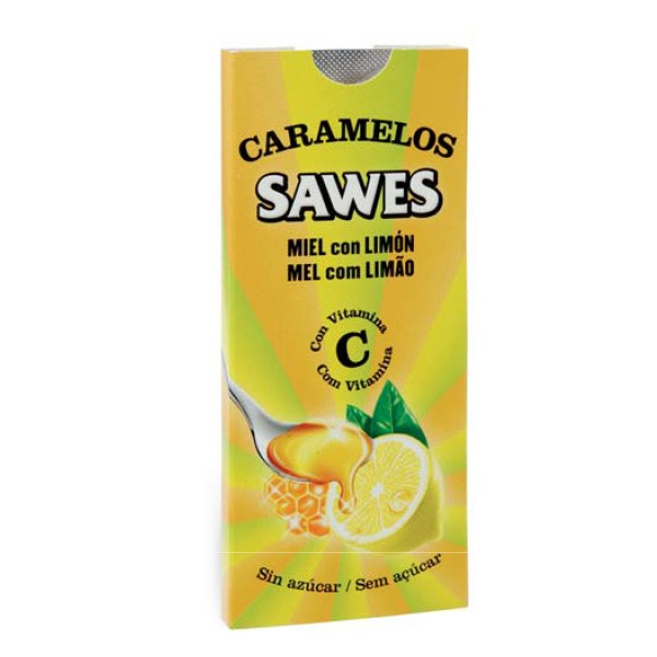 CARAMELOS SAWES MIEL LIMON S/A. BLISTERS